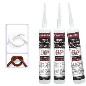 Quality Cure Colored Acetic Silicone Sealant Glue Waterproof For Window wholesale