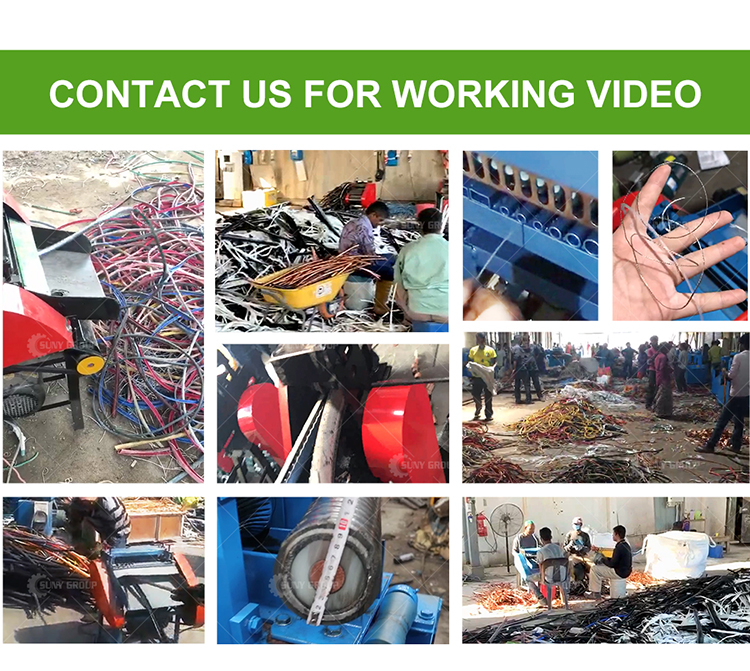 Scrap Flat Copper Wire Recycling Machine Wire Stripper for Cable Stripping and Diameter