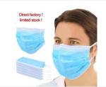 Non Woven Fabric Disposable Surgical Masks 20 / 20 / 25 Grams Softness Moderate