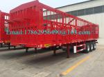 Bulk Cargo Transport Heavy Duty Semi Trailers High Wall Fence Truck 60 Ton