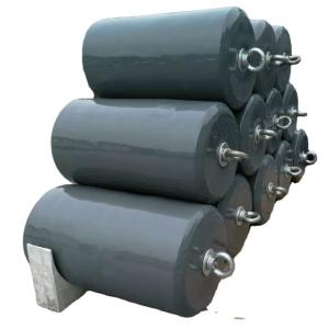 Quality Cylindrical Navy Grey Floating Foam Fender For Ship Protection wholesale