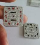 Exclusive Design Moissanite Watch Royal Luxury Moissanite Santos On Wrist