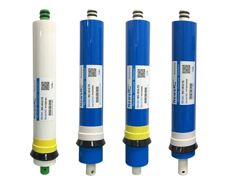 Purify Water RO Membrane Element , 75 Gpd Reverse Osmosis Membrane 97% Rejection