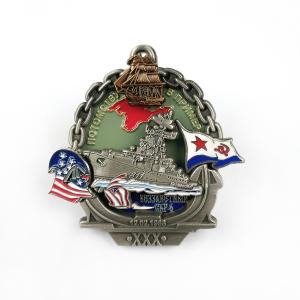 China Custom 3D Badge Layers Screw Exceptional Craftsmanship For Tournaments on sale