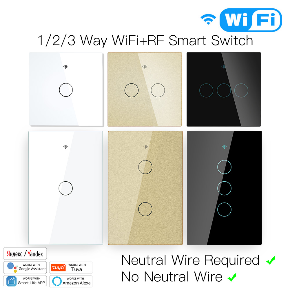 wifi zigbee US/EU 1/2/3/4 gang Hotel Room Home tuya remote touch control wall switch light switches