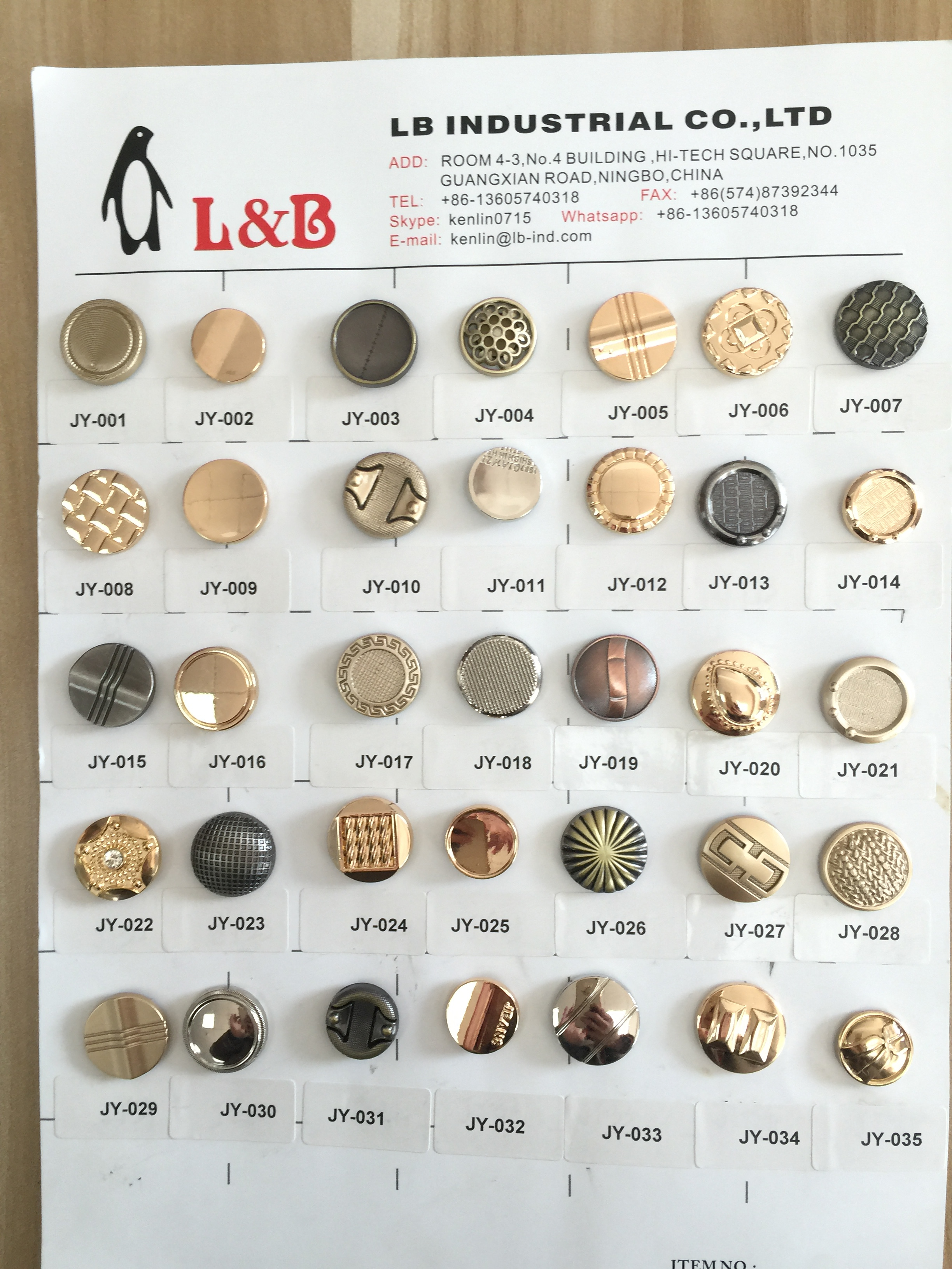 2021 Latest High Quality Zamak Alloy Denim Jeans Button Factory Made Metal Button