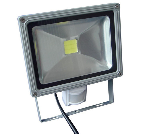 Energy Saving Cool / Warm White Outdoor Led Flood Light With PIR Sensor