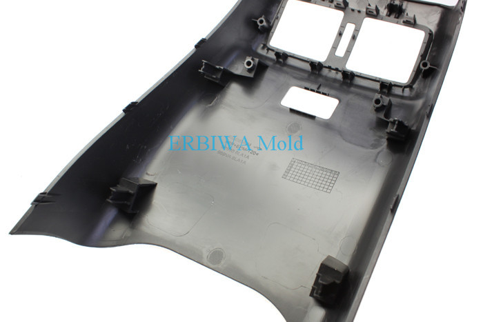 Car Decorated Parts Auto Interior Trim Mold of Black Plastic Panel For Nissan