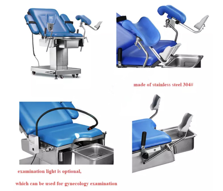 Hospital High Quality Electric Obstetric Delivery Bed Gynecological Examination With Good Price