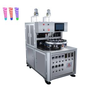 Quality Accurate Cosmetic Cream Filling Machine Double Color Cream Jar Filling Machine With AC Motor wholesale