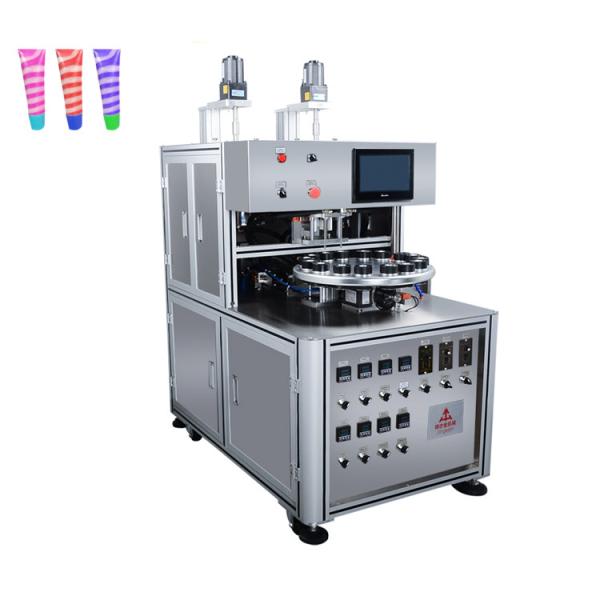 Accurate Cosmetic Cream Filling Machine Double Color Cream Jar Filling Machine