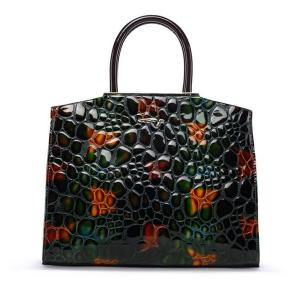 Quality European and American fashion leather handbags crocodile handbags wholesale