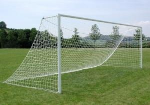 Quality White Goal Net Soccer Net Polyethylene 4.0mm Twisted Rope wholesale