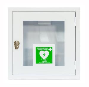 Quality High Durability AED Wall Cabinet With Alarm System 380x380x200mm wholesale