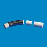 Lightweight Polyurethane Coated Alumina Ceramics Lined Pipe For Powder Conveying