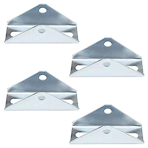 Adjustable Carbon Steel Plating Roof Rack Mounting Brackets for Heavy Duty Roof Panels