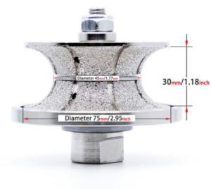 Quality Top-Notch A Grade Diamond Tools for Profiling Wheels Vacuum Brazed Stone Granite Marble wholesale