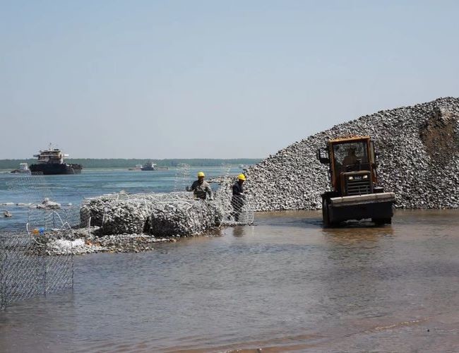 ISO9001 Easy Installation PVC Coated Stone Filled Gabions