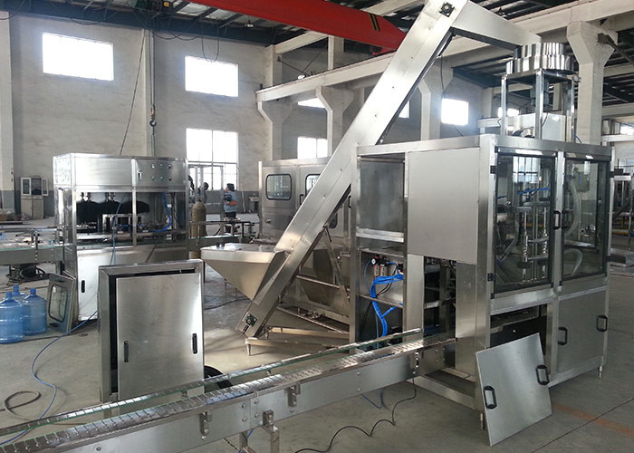 High Efficiency 5 Gallon Buckets Water Washing Filling Machine For Spring Mineral Water
