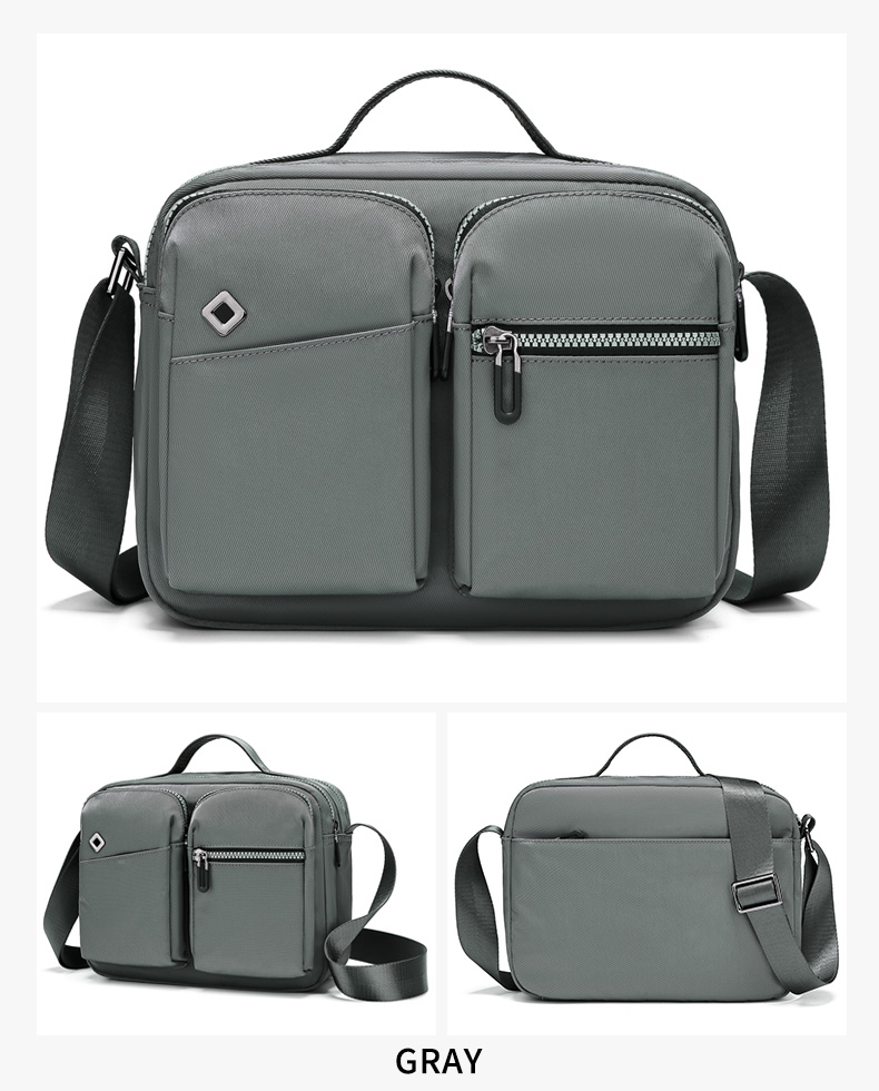Factory wholesale custom large capacity casual hand bags crossbody bag for men sling messenger bags
