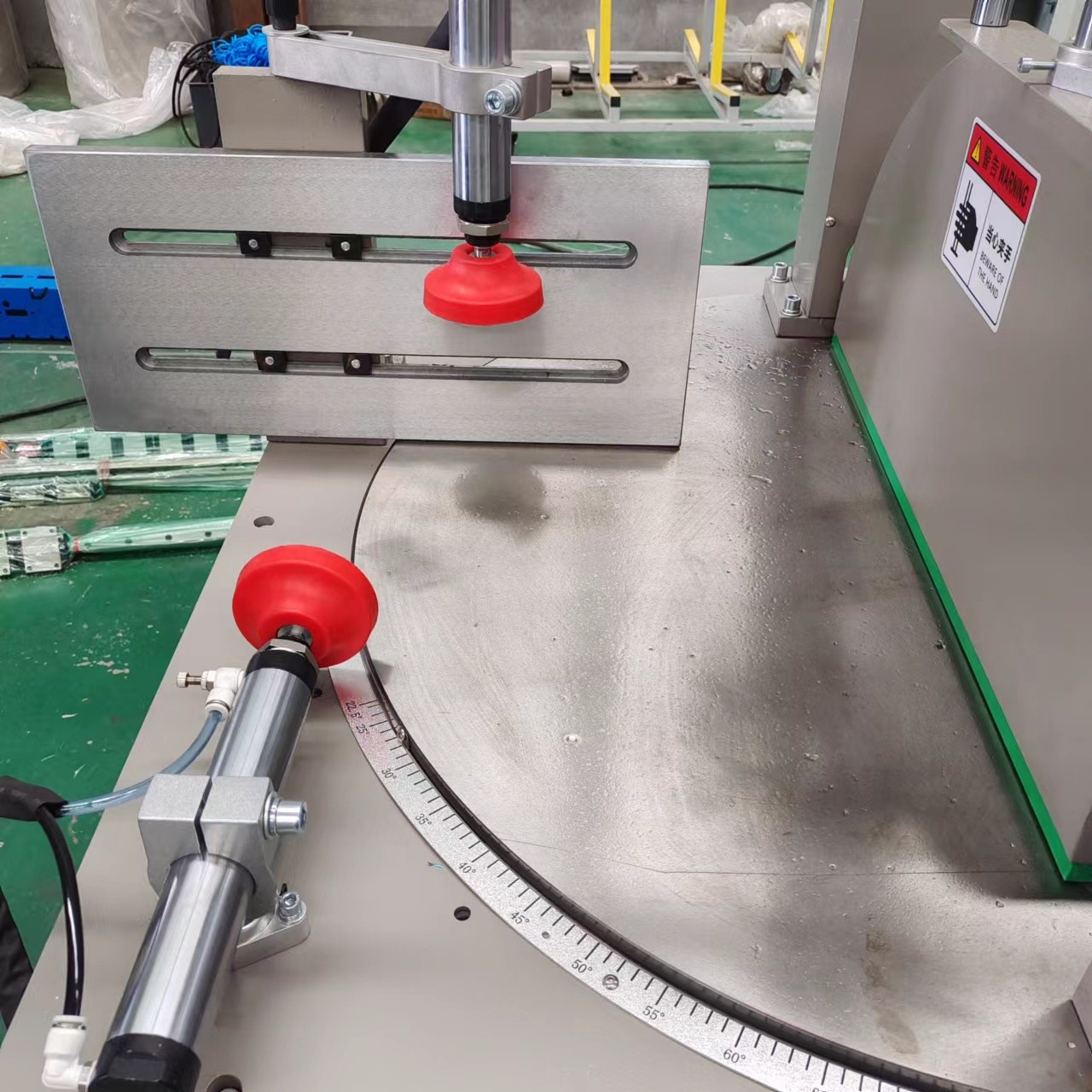 Arbitrary Angle Cutting Single Head Saw For Aluminum Profile Cutting