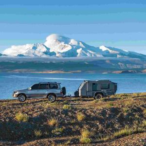 Quality Rest Room RV Trailer NJSTAR EXPLORER Aluminum Small Off Grid Camper wholesale