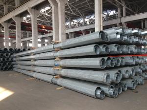 Quality Polygn Steel Electric Pole Galvanized Transmisson Steel Pole wholesale