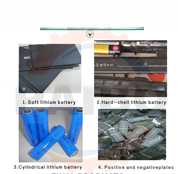 UT-2000 Scrap Lithium Battery Recycling Machine Steel Shell Battery Crushing Separating