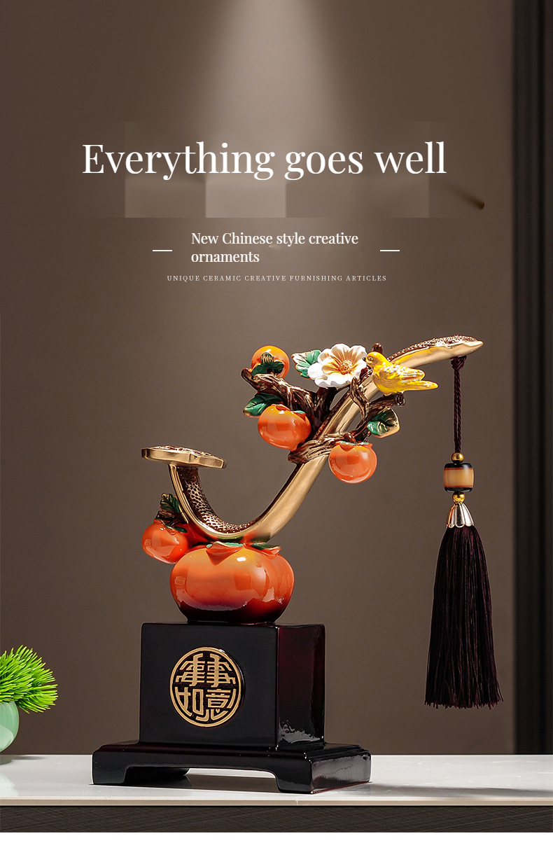 Modern End Persimmon Wine Cabinet in Customized Color and Style for Housewarming Gift