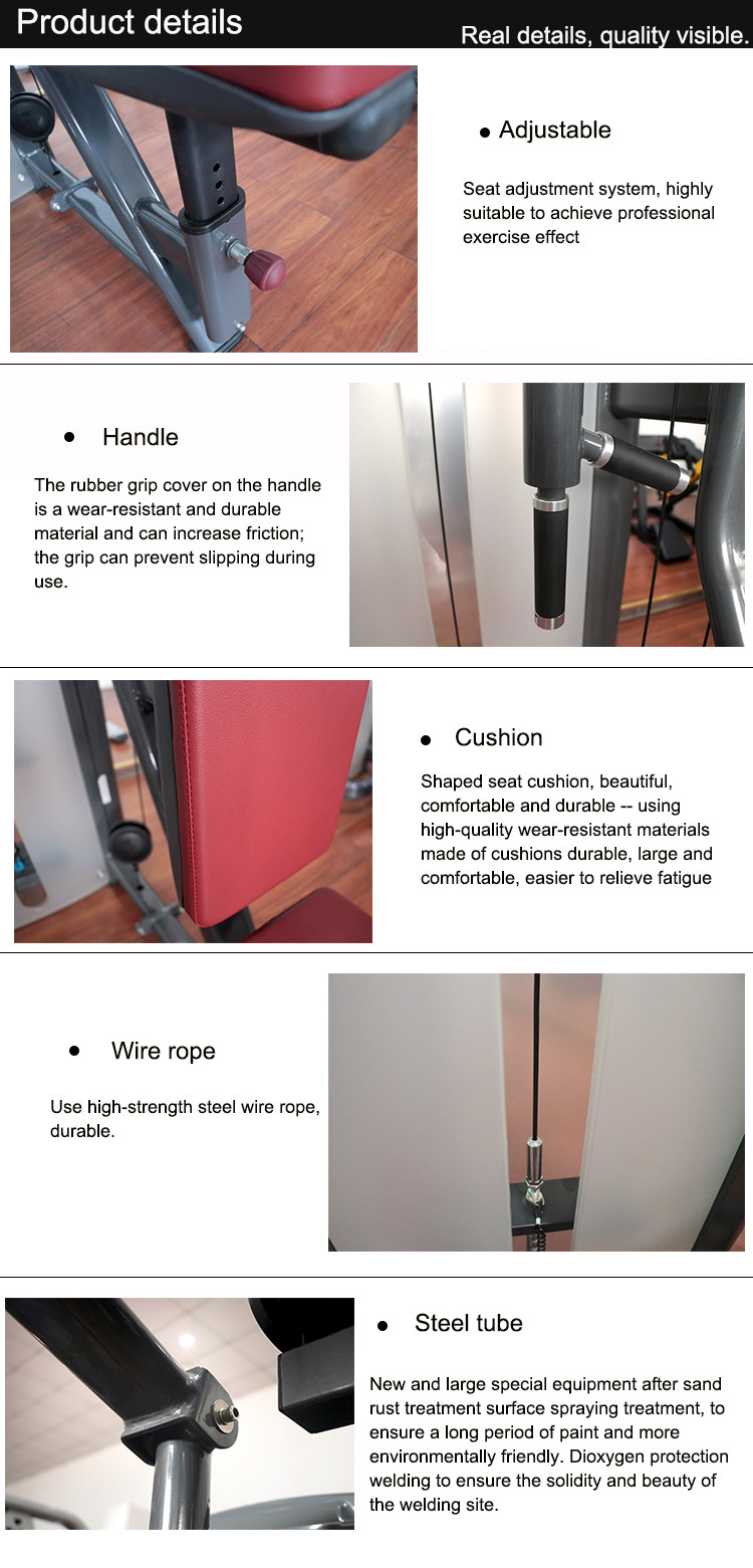Steel Tube Pectoral Fly Rear Deltoid Full Gym Equipment