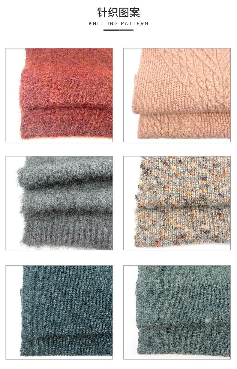 Fluffy Brushed Yarn Lighter Long Fiber Hairy Alpaca Knitting Yarn Custom