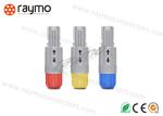 Highly Compatible Male Plug Connector Solder Contacts PC Gray Colour Shock