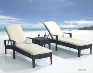 Quality Double garden sun lounger chaise lounge garden chair wholesale