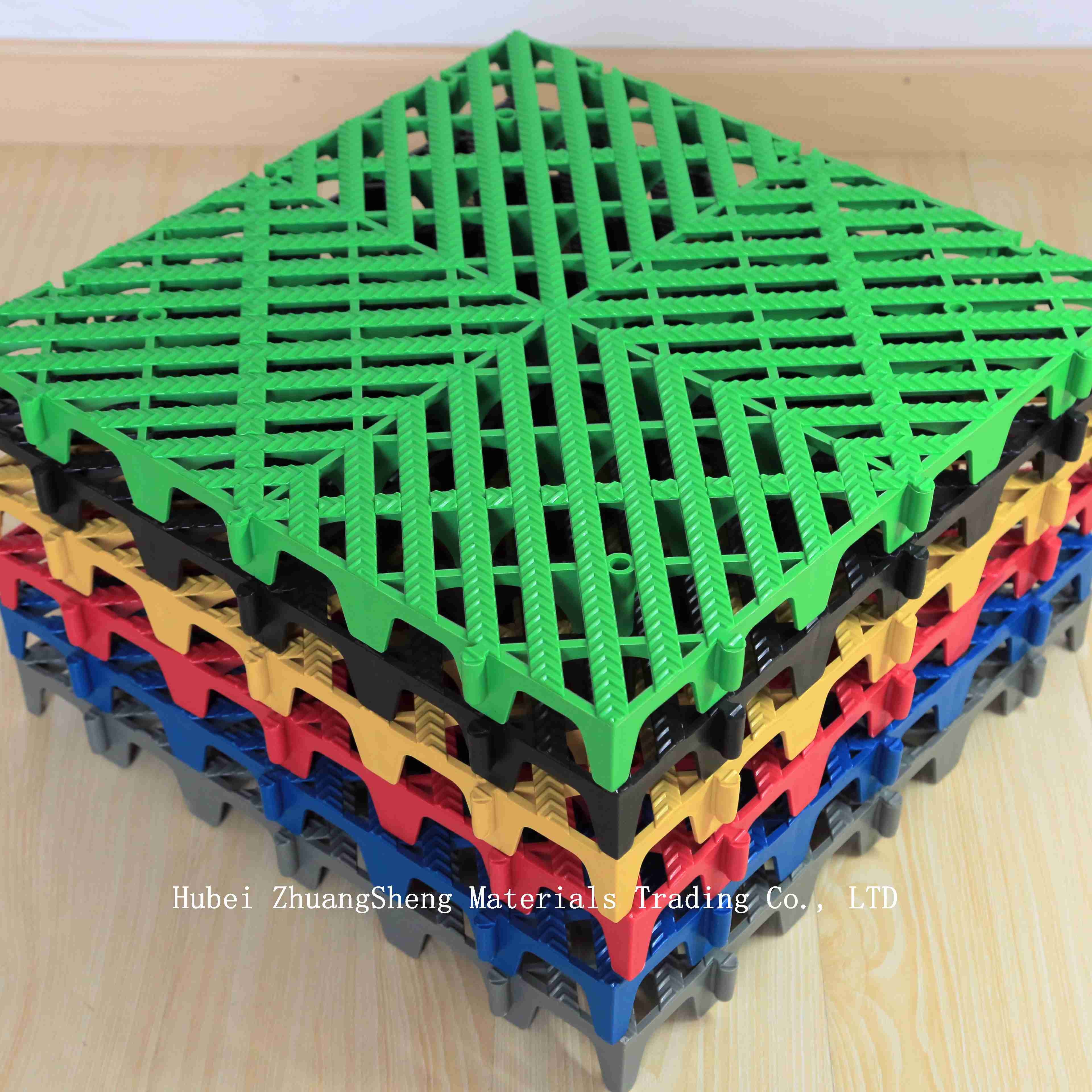 3.9mm Plastic Permeable Floor / Car Wash Grille Floor / Corrugated Plastic Floor Protection Sheets Board