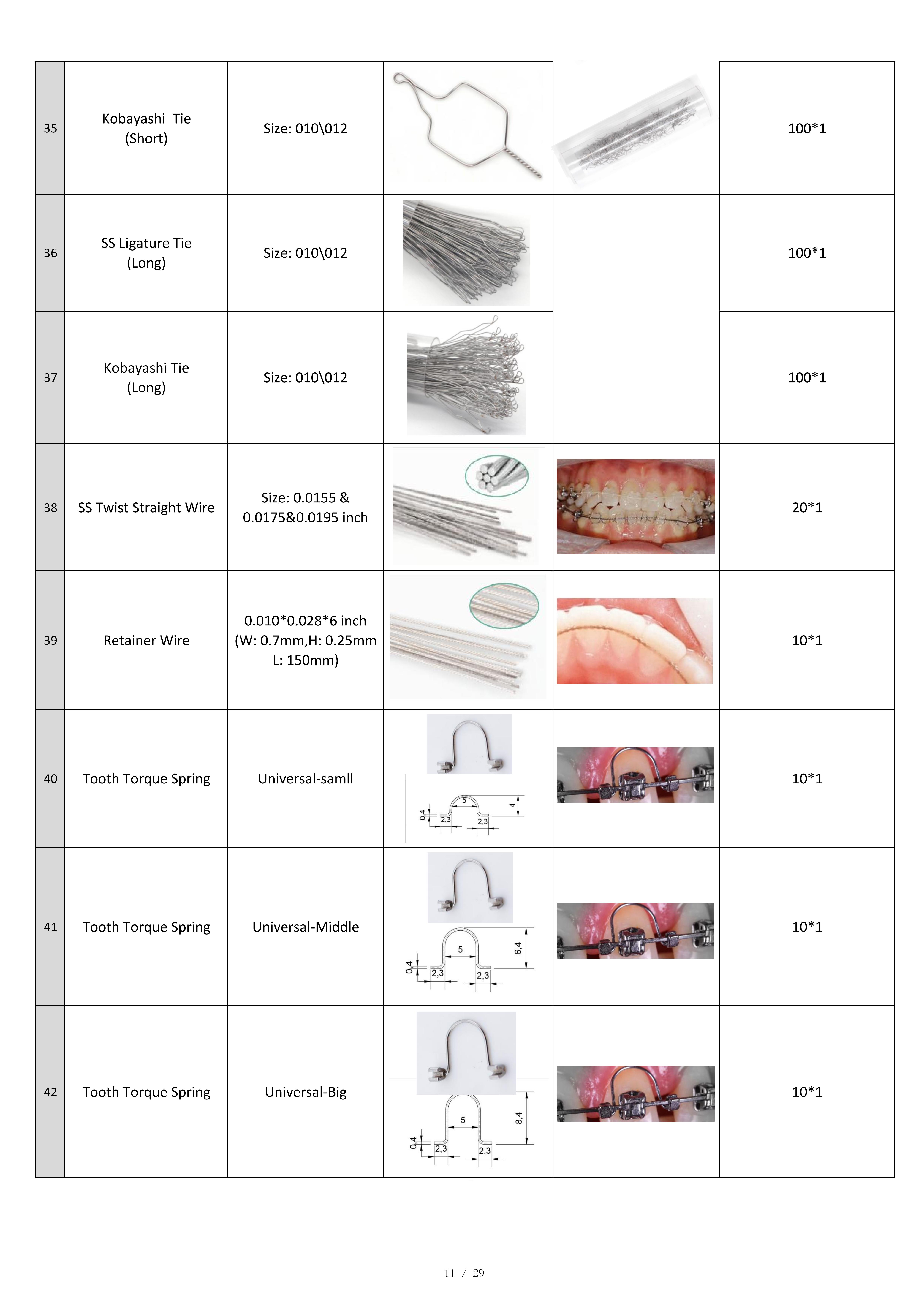 ALS Retainer OrthoFlex Wire 0.0155 0.0175 0.0195 For Class I Orthodontic Treatment