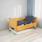 Patients Brown Residential Hospital Bed Multifunctional With Back Lifting
