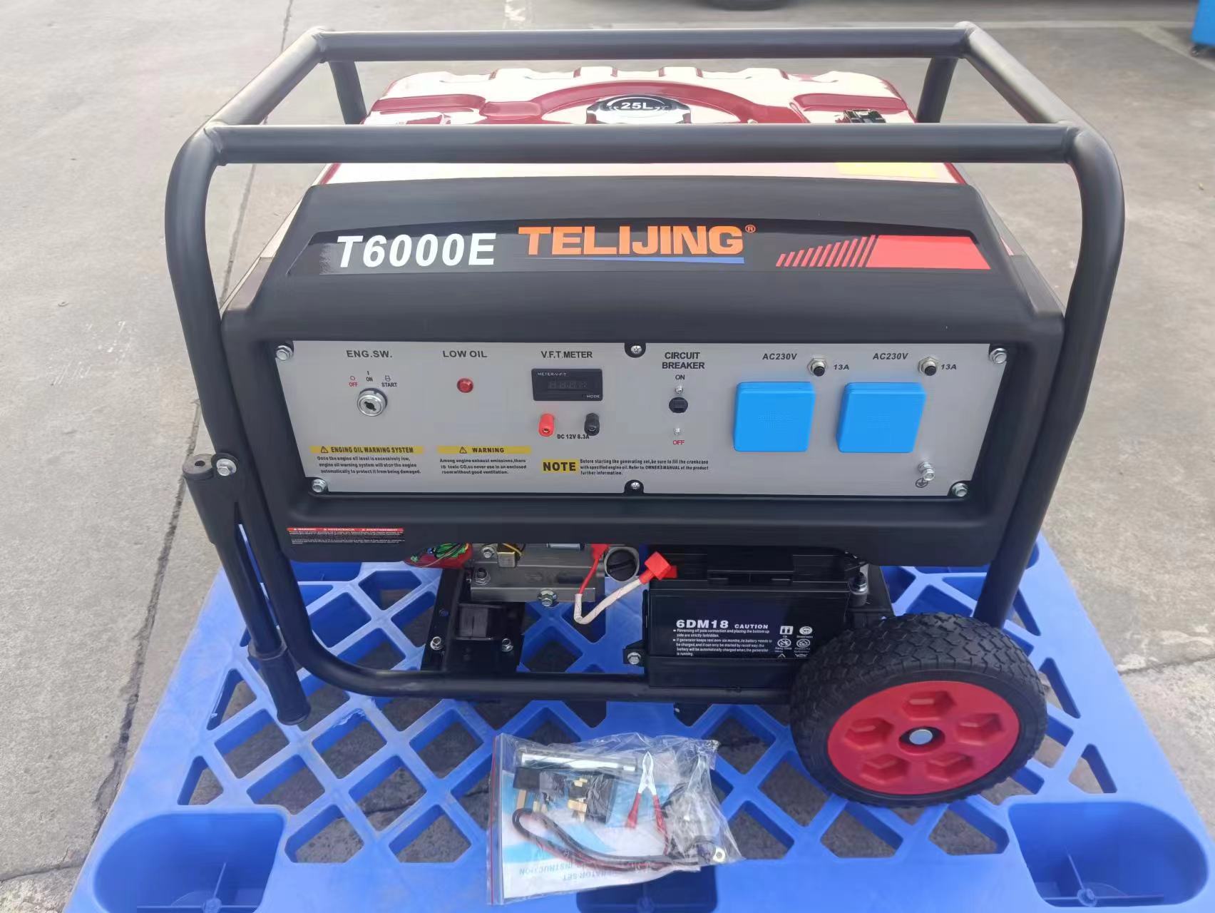 Mid East Market Preferred Gasoline Generator with Strong Power and Remote Start