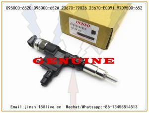 Quality DENSO GENUINE FUEL INJECTOR 095000-6520 095000-652# 9709500-652 095000-9510 FOR Hino 23670-E0091 AND TOYOTA 23670-79026 wholesale