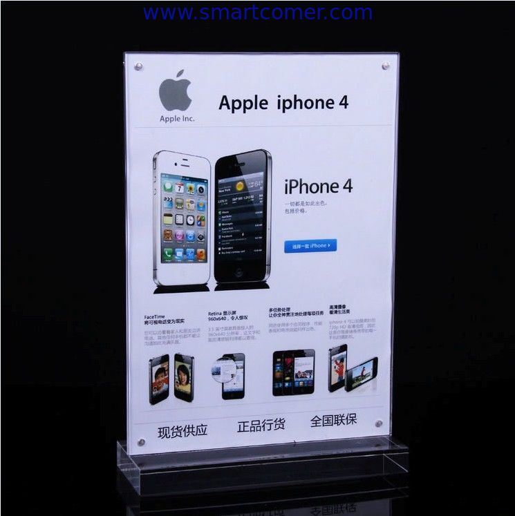 COMER anti-theft security tablet pad mounts acrylic display holders for gsm cellphones tablet