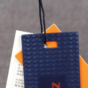 Quality 300gsm 350gsm 400gsm Paper Printed Hang Tags For Clothing 6.8*6.8cm wholesale