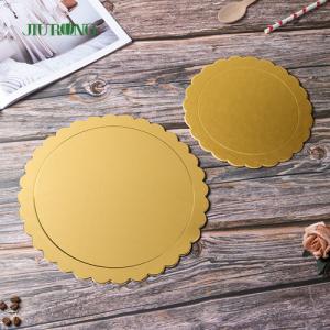 Quality Golden Biodegradable Disposable Cake Board Holder 12-14 Inch wholesale