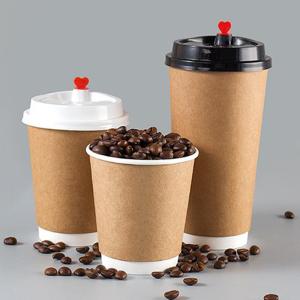 Quality Waterproof PE Coating 16oz Double Wall Cups Food Grade Paperboard wholesale