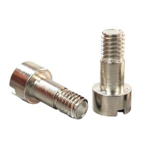 Quality Slotted Nickel Plated Step M8 Shoulder Bolts Connection Function For Cabinet wholesale