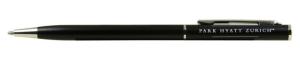 Quality Park Hyatt hotel metal pen, slim hotel promotional ballpoint pen wholesale