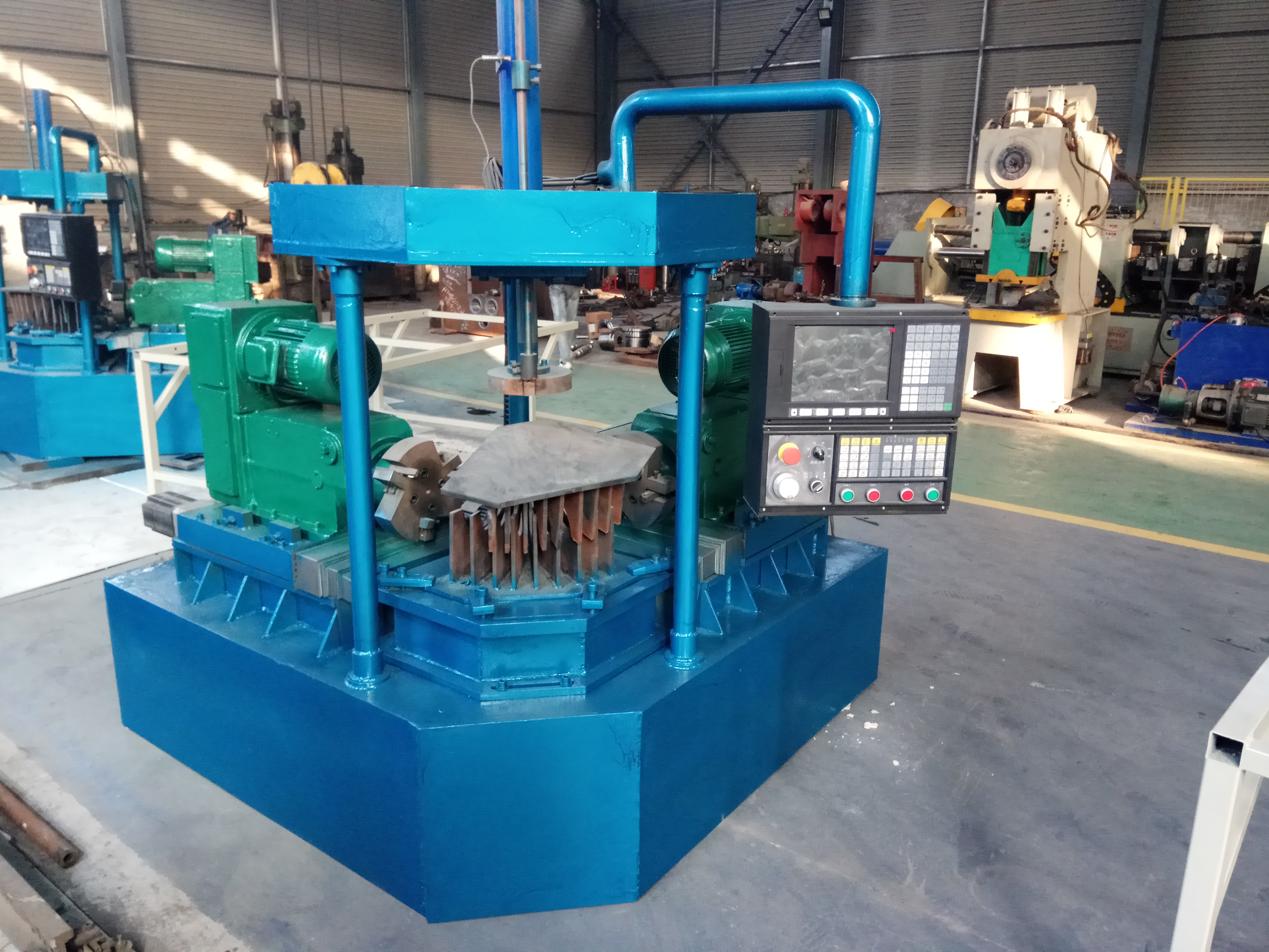 15kw Double Heads Carbon Steel Elbow Beveling Machine