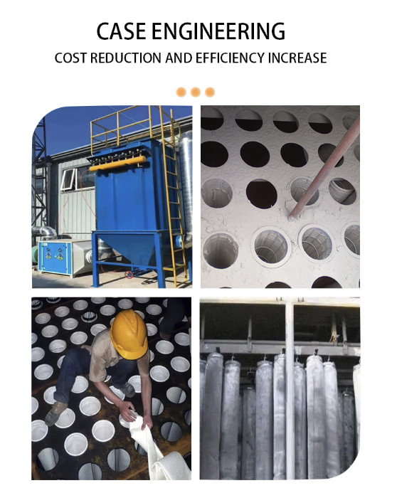 Oilproof Dust Filter Bag / Air Filter Socks Waterproof Dust Filtration