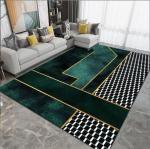 Full Paved Dirt Proof Living Room Floor Carpets Crystal Velvet Sofa Bedroom