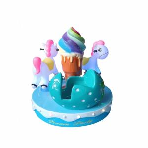 Quality Coin Operated Children Fairground Carousel Kiddie Ride Swing Horse wholesale