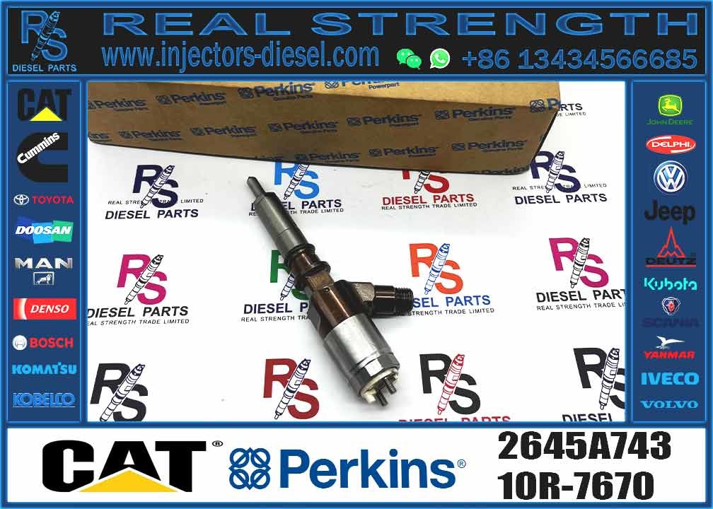 Diesel Fuel Engine Injector 10R-7675 2645A743 10R-7670 317-2300 Fuel Injector For Cat Excavator Engine C6 C6.4