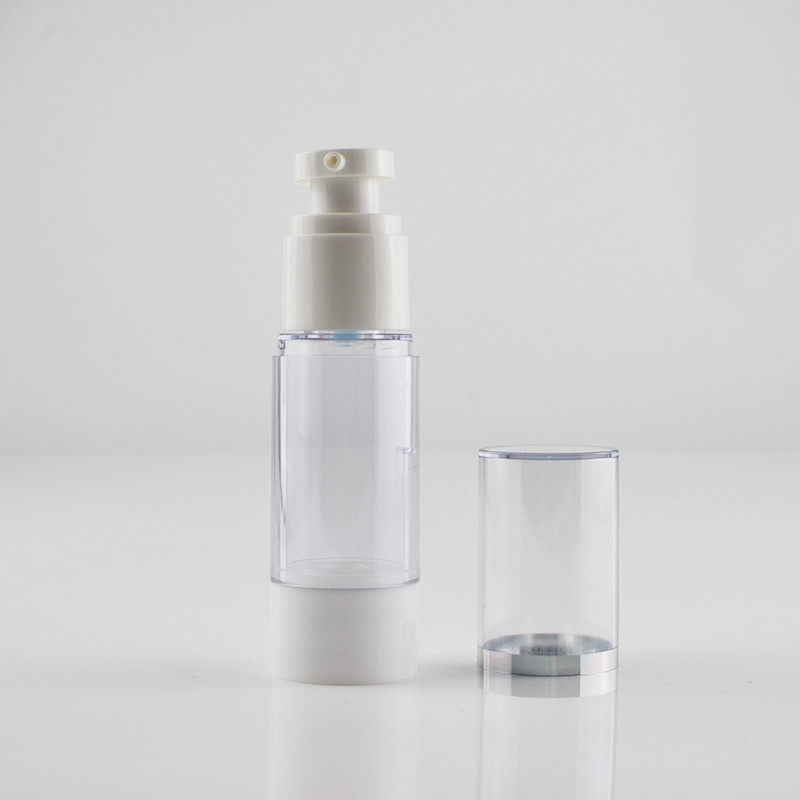 No Spill 80ml 120ml Plastic Airless Pump Bottles For Thick Cream